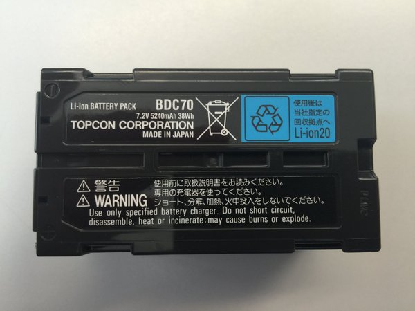 BDC70 Battery for ES/CX/OS/FX Tot.stn.