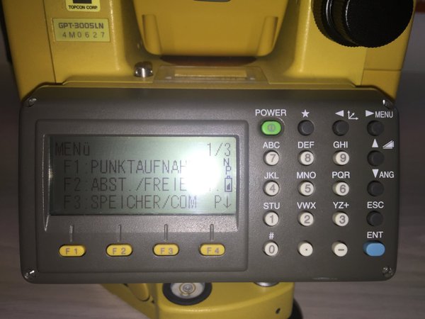 GPT-3005LN, Topcon Totalstation, #4M0627