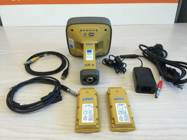 GR-5, GNSS-Empfänger mit Dig.UHF (Satel) und GSM/GPRS Modem, #774-10023